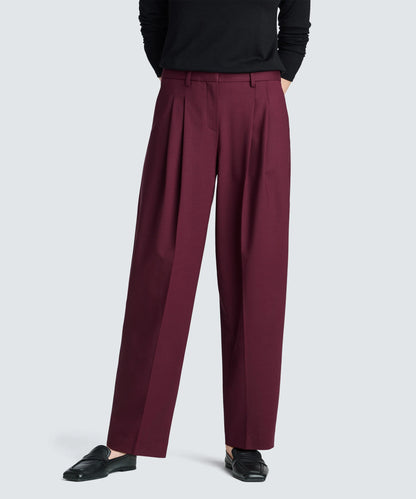 Women's Wide Leg Merino Travel Trouser
