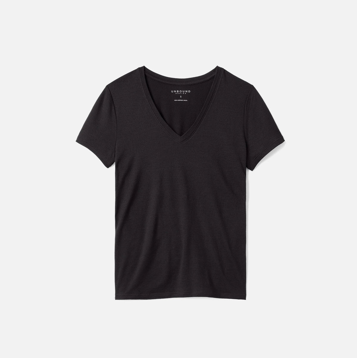 Women's Petite Merino V-Neck T-Shirt