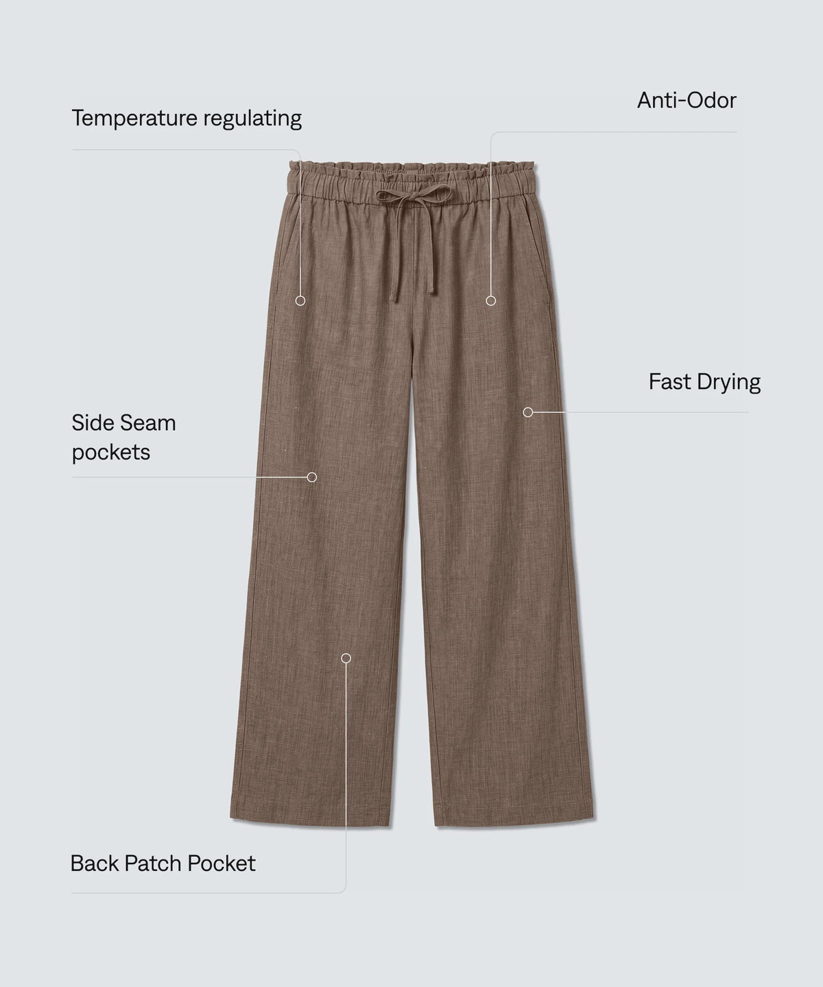 Women's Merino Linen Pants