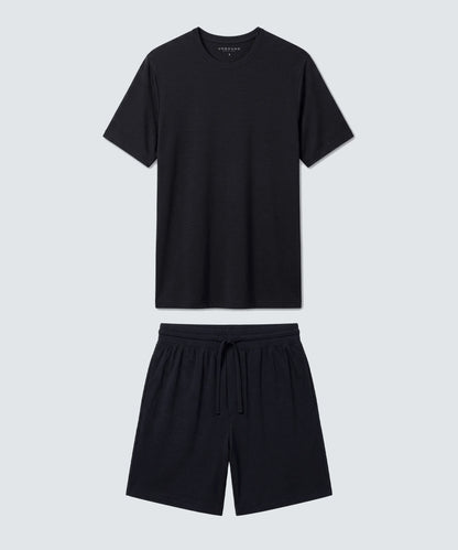 Men's Ultrafine Sleep T-Shirt + Shorts Bundle