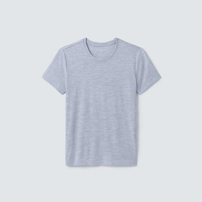 Women's Petite Merino Crew Neck T-Shirt