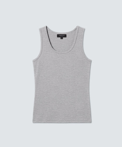 Women's Merino Rib Scoop Neck Tank