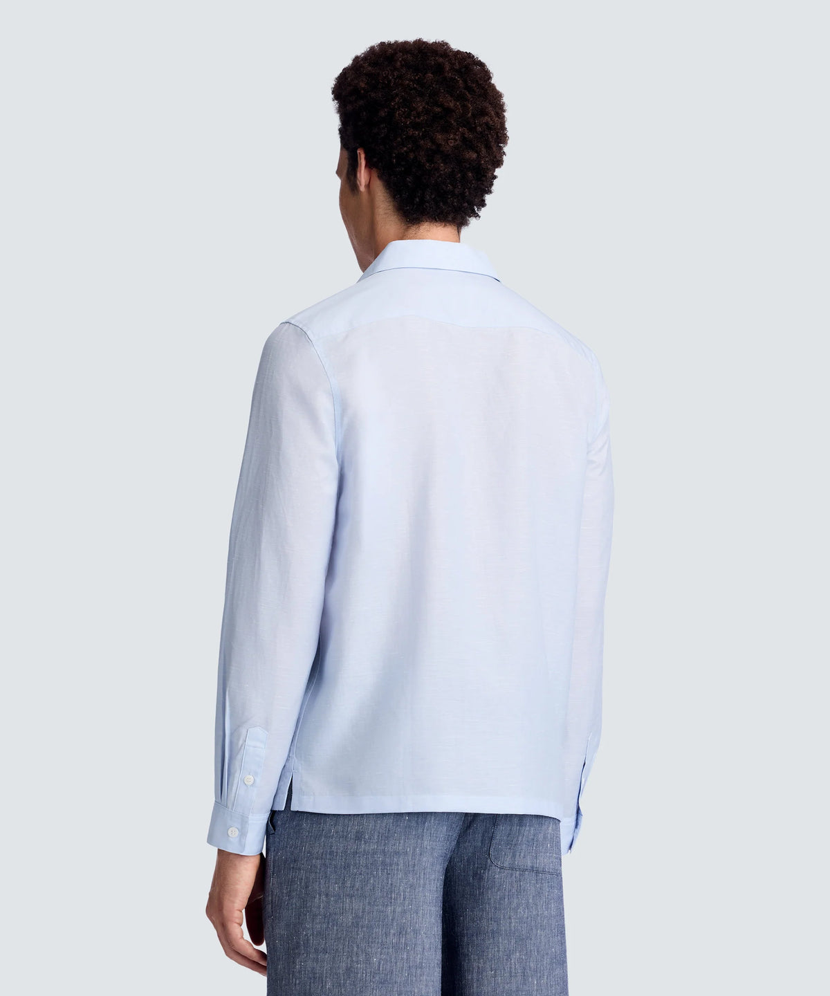 Men's Merino Linen Button-Up
