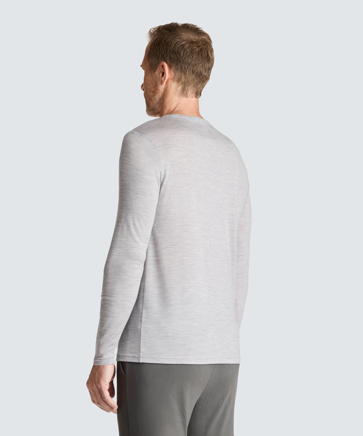 Men's Tall Long Sleeve Merino Crew