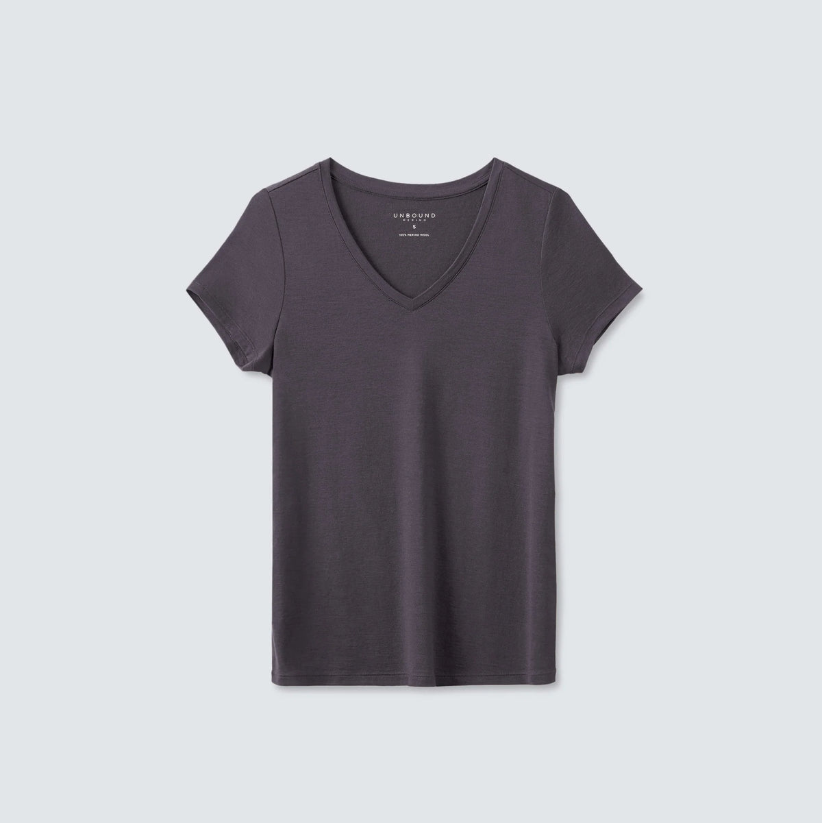 Women's Petite Merino V-Neck T-Shirt