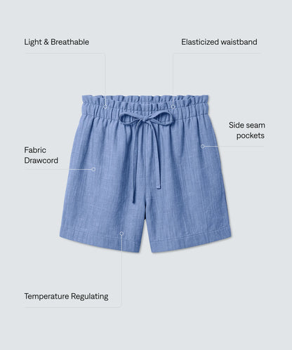 Women's Merino Linen Shorts