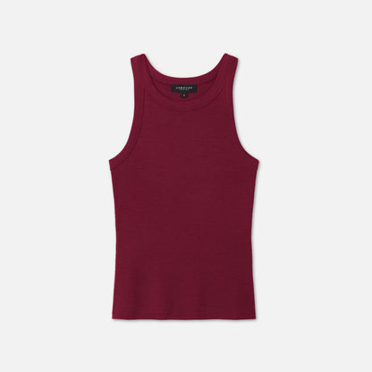 Women's Merino Rib Racer Tank