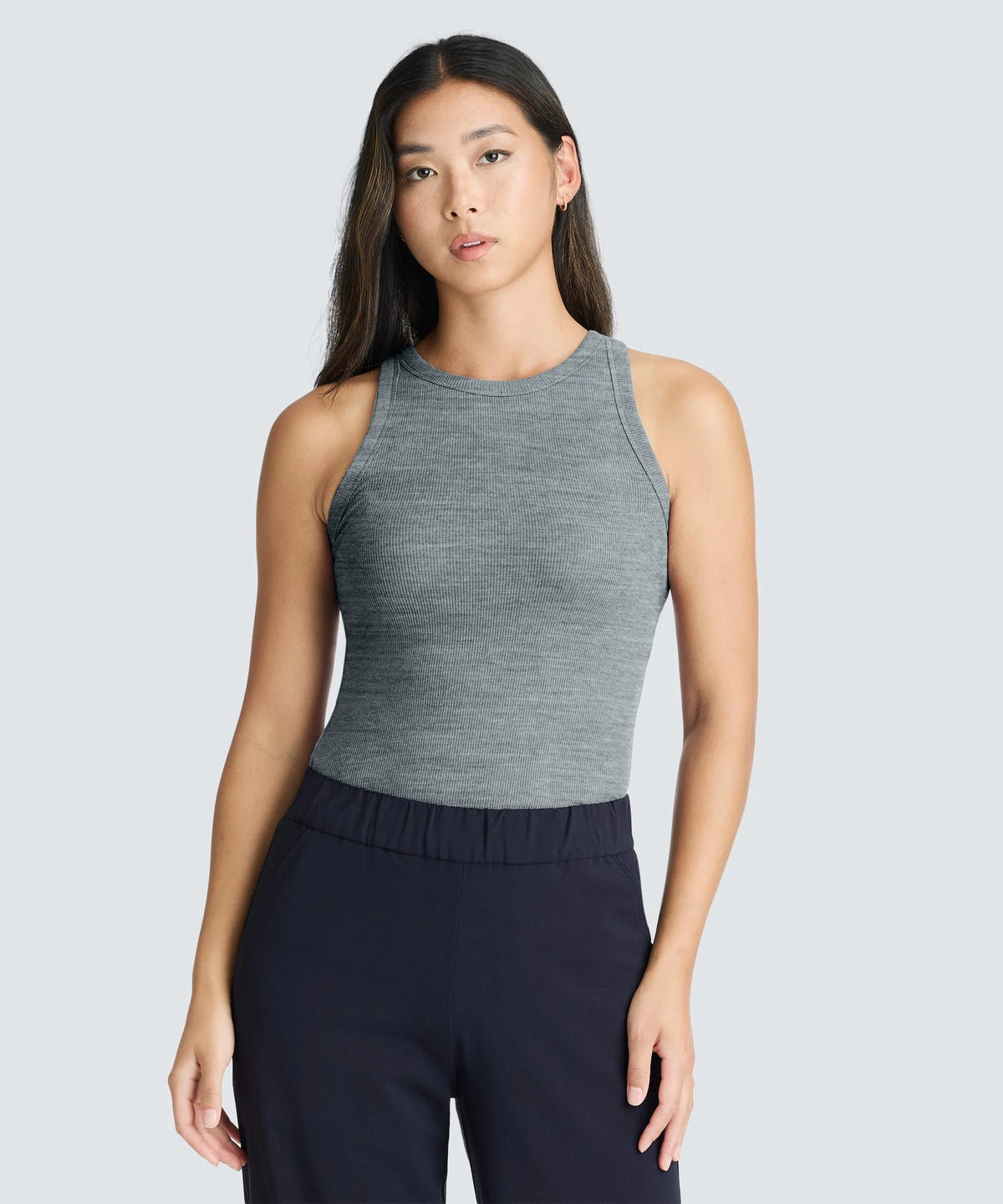 Women's Merino Rib Racer Tank