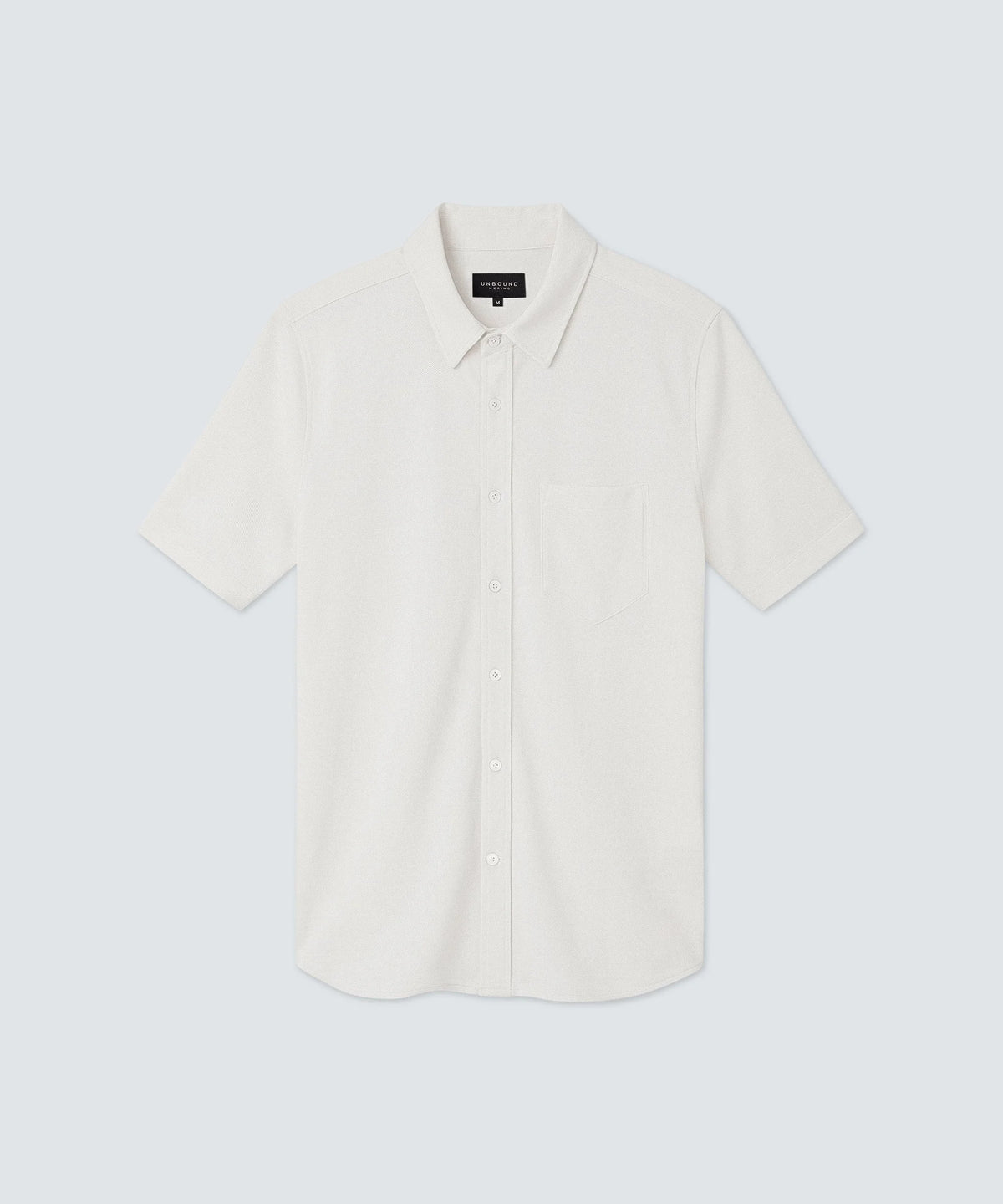Men's Relaxed Short Sleeve Merino Button-Up