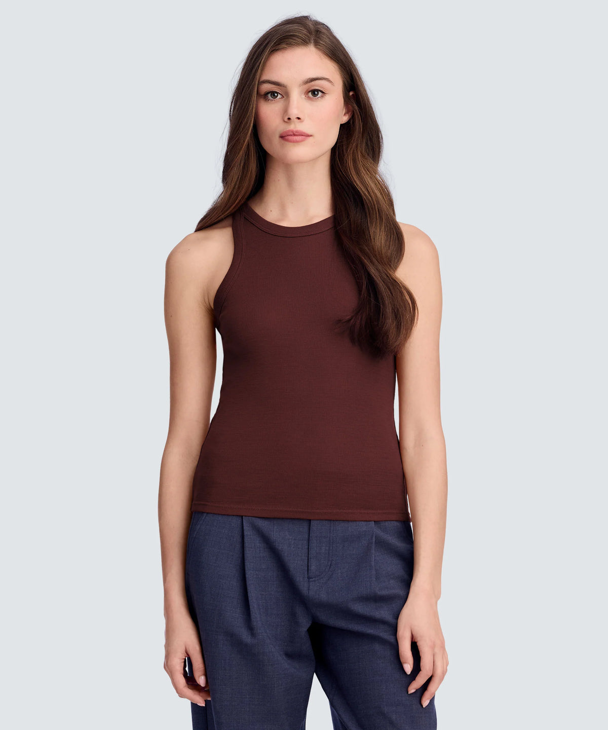 Women's Merino Rib Racer Tank
