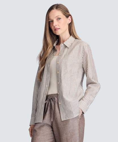 Women's Merino Linen Shirt