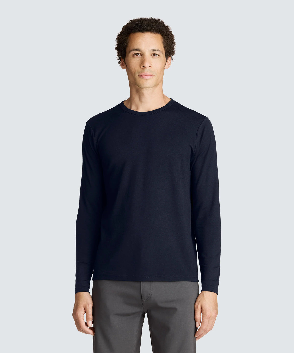 Men's Tall Long Sleeve Merino Crew