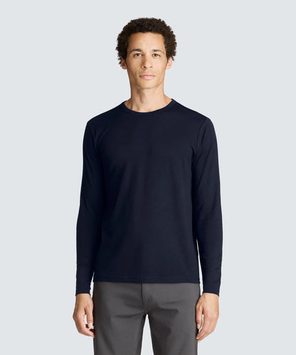 Men's Tall Long Sleeve Merino Crew