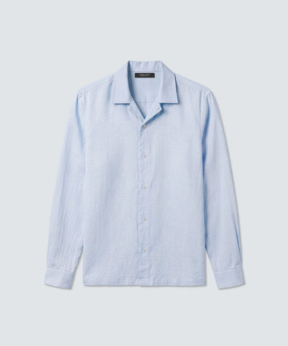 Men's Merino Linen Button-Up