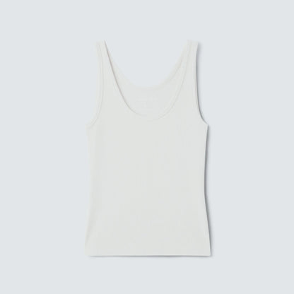 Women's Petite Merino Rib Scoop Neck Tank