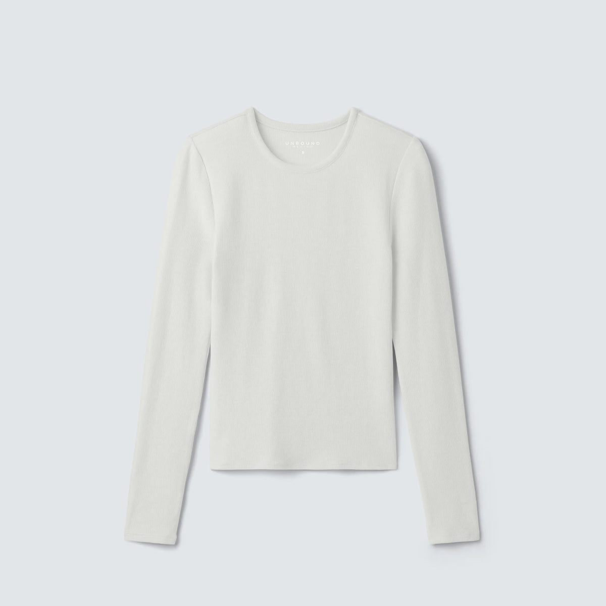 Women's Rib Fitted Long Sleeve Crew