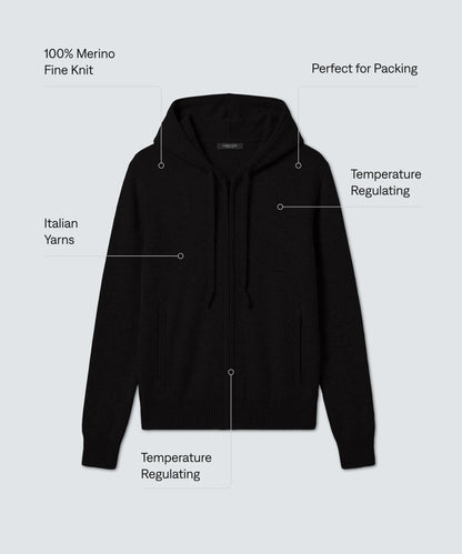 Women's Merino Knit Hoodie