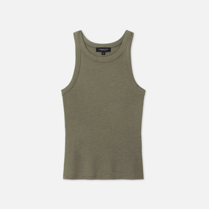 Women's Merino Rib Racer Tank