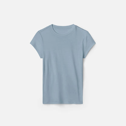 Women's Slim Merino Crew Neck T-Shirt